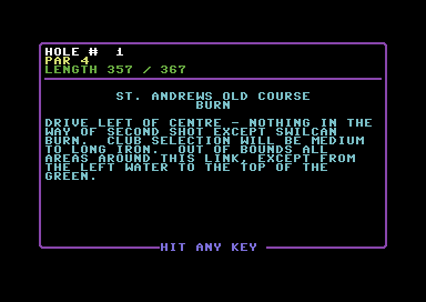 Golf's Best: St. Andrews - The Home of Golf abandonware